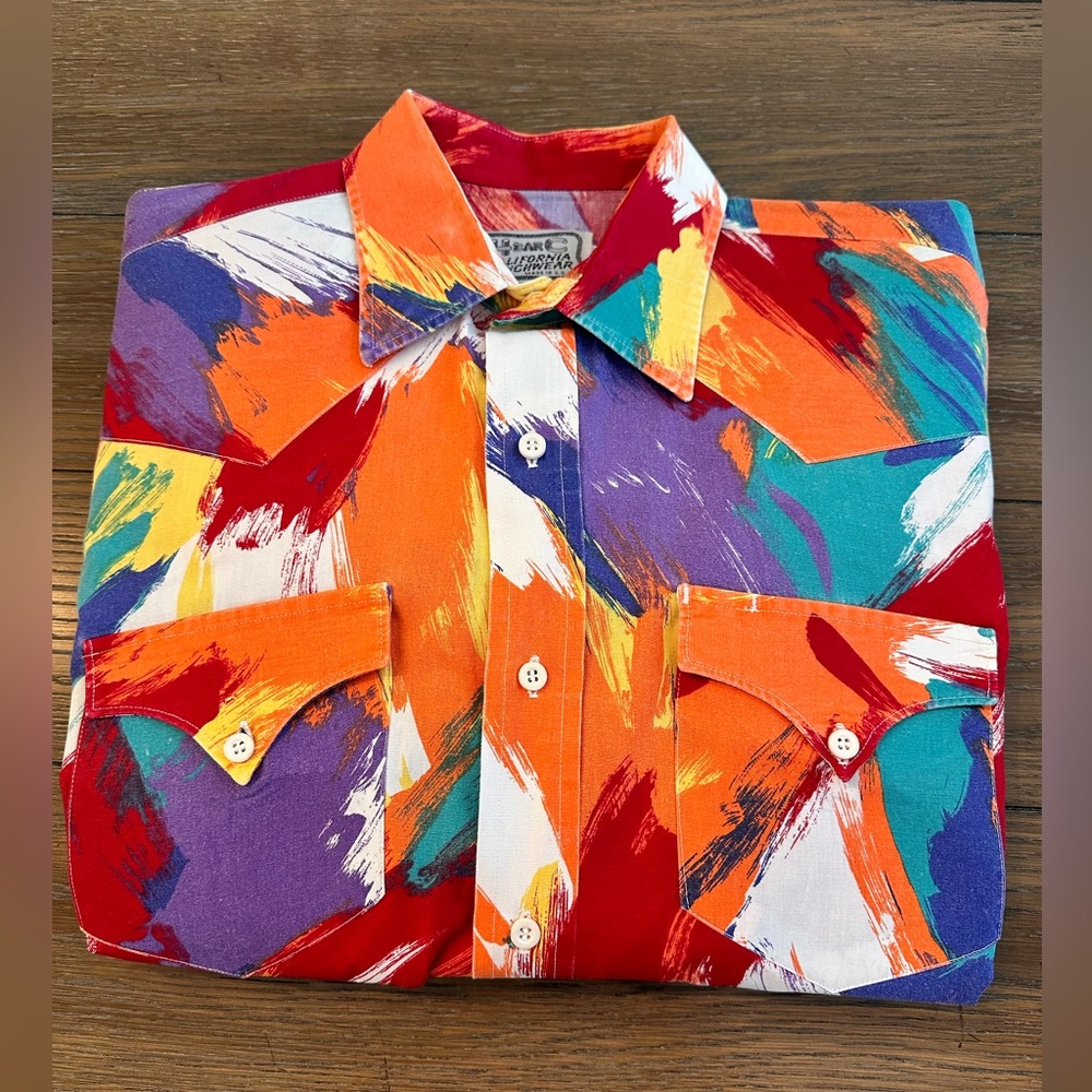 H Bar C California Ranch wear size 34, 15 1/2 neck size